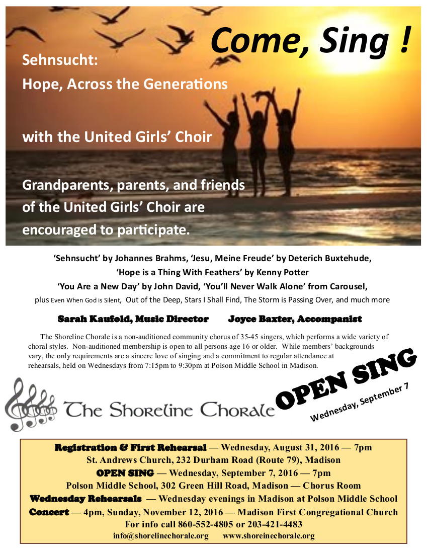 Open Sing
Fall 2016 Poster